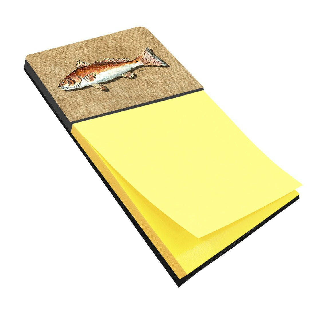 Red Fish Refiillable Sticky Note Holder or Postit Note Dispenser 8807SN by Caroline's Treasures