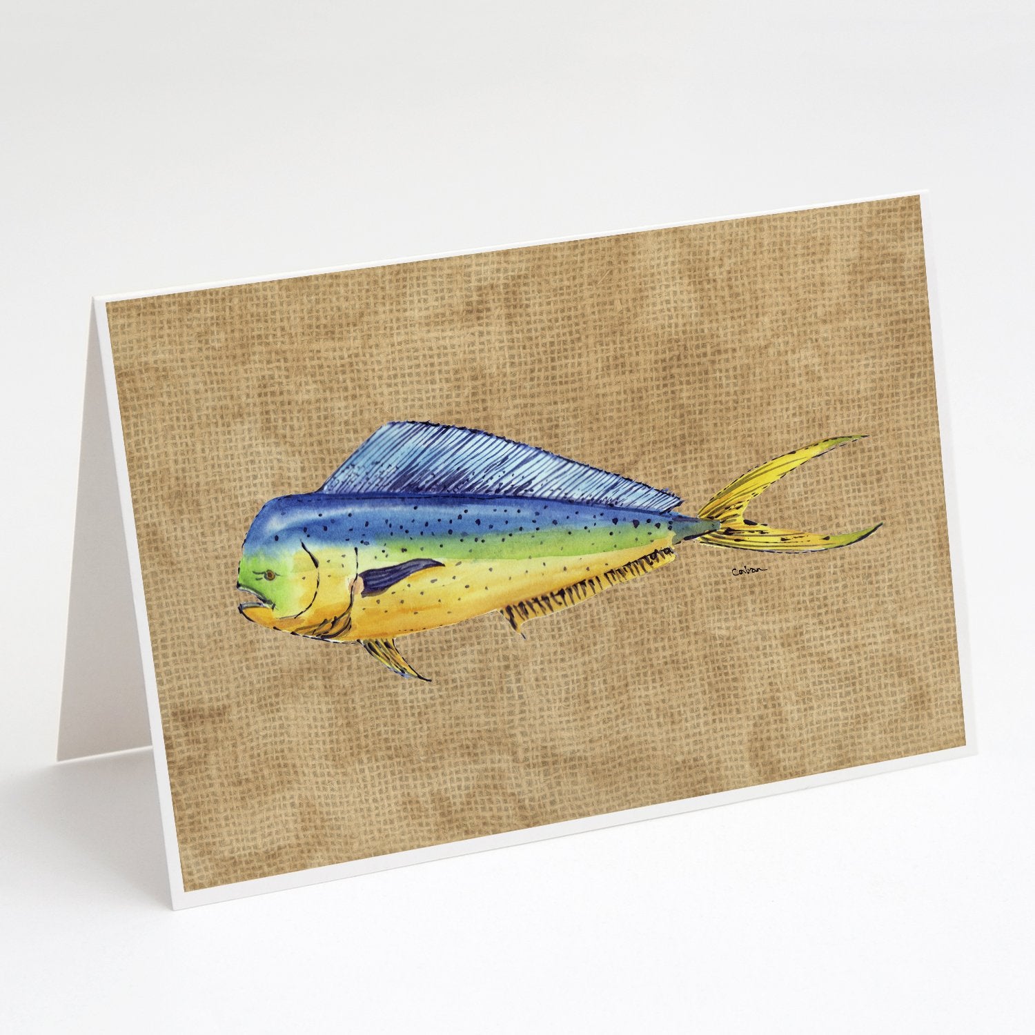 Buy this Dolphin Mahi Mahi Greeting Cards and Envelopes Pack of 8