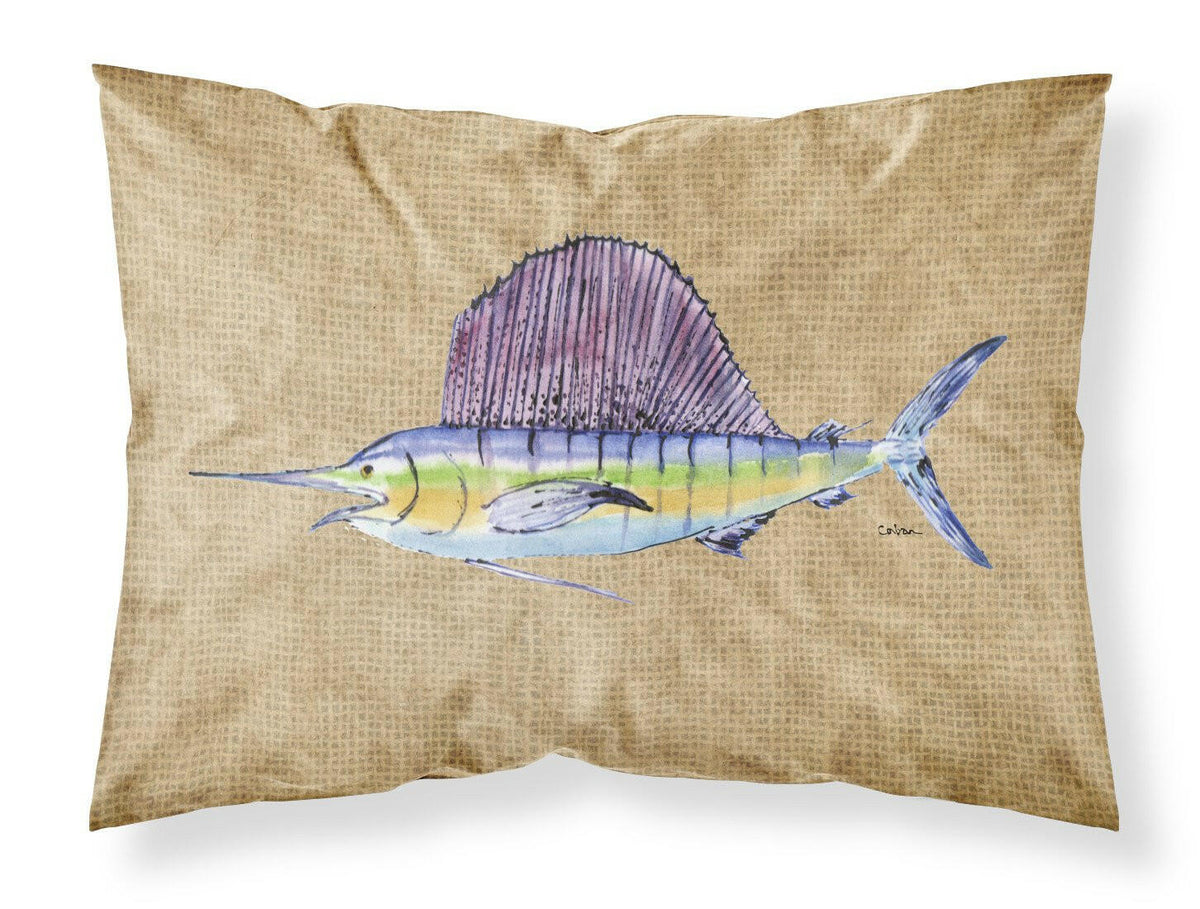 Swordfish Moisture wicking Fabric standard pillowcase by Caroline&#39;s Treasures