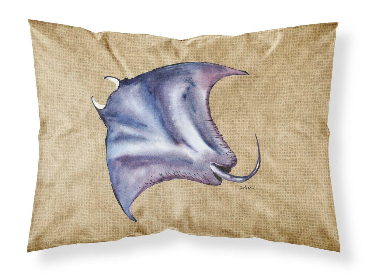 Stingray Moisture wicking Fabric standard pillowcase by Caroline&#39;s Treasures