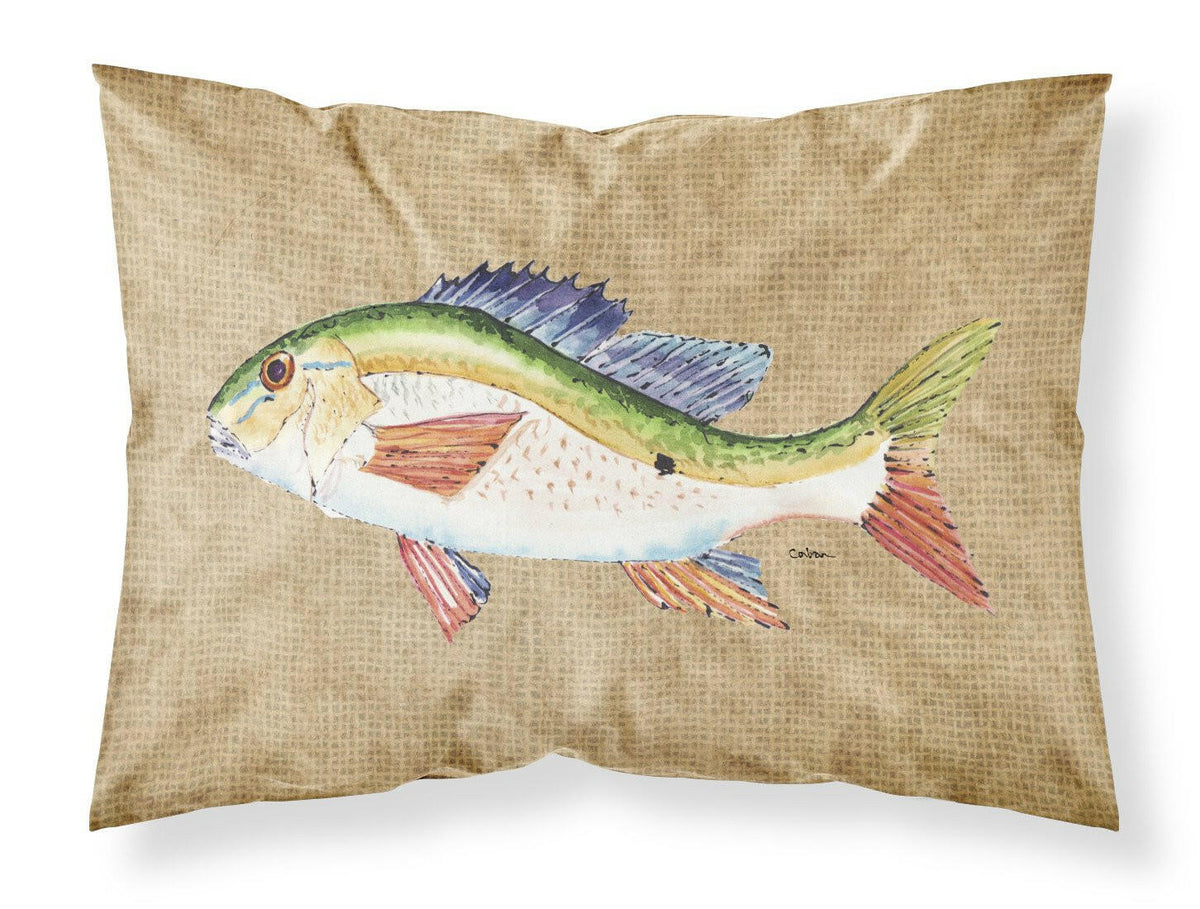 Rainbow Trout Moisture wicking Fabric standard pillowcase by Caroline&#39;s Treasures
