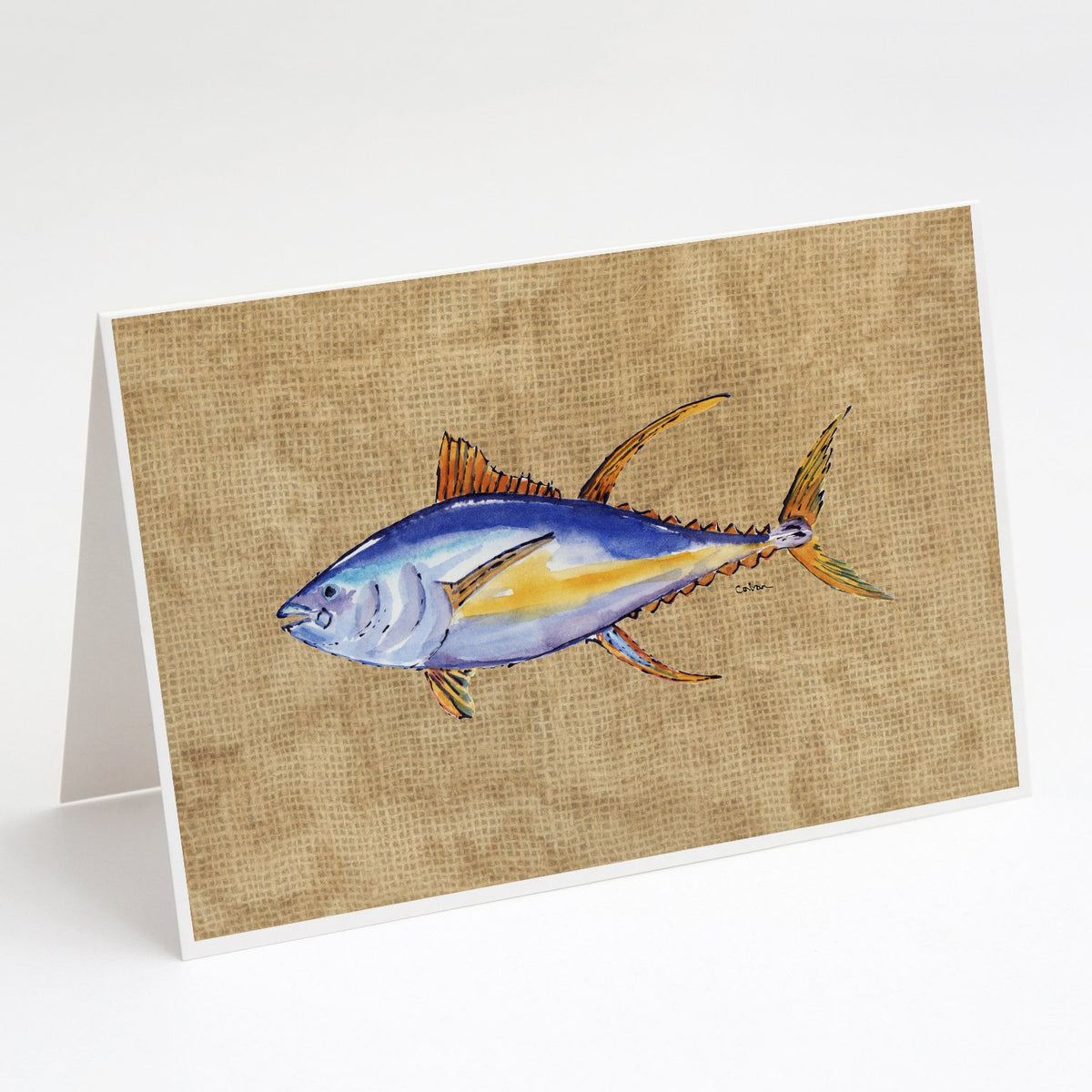 Buy this Tuna Fish Greeting Cards and Envelopes Pack of 8