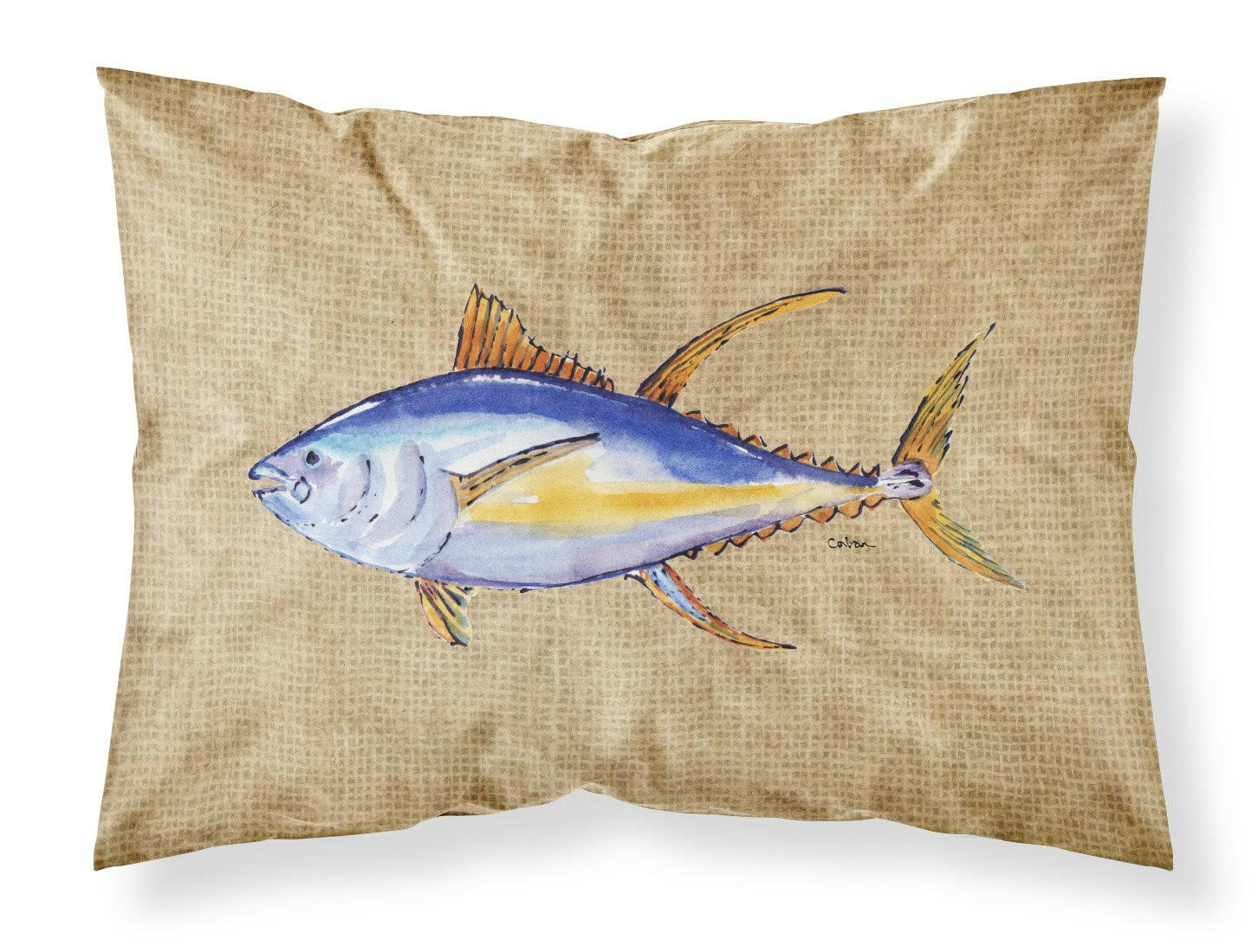 Tuna Fish Moisture wicking Fabric standard pillowcase by Caroline's Treasures