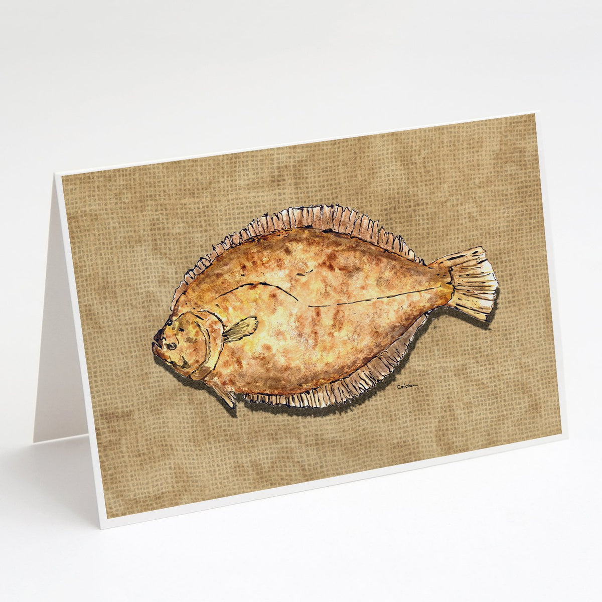 Buy this Flounder Greeting Cards and Envelopes Pack of 8