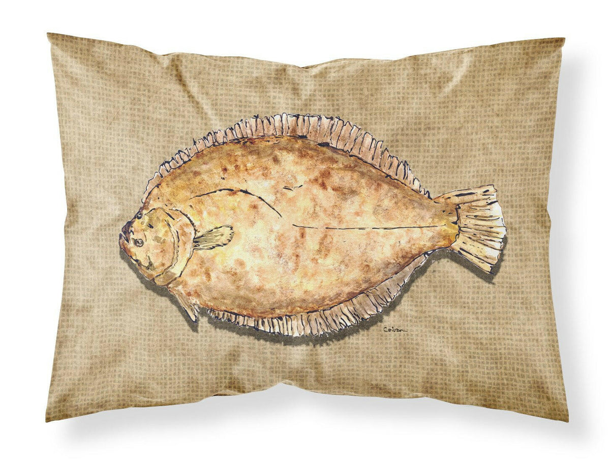 Flounder Moisture wicking Fabric standard pillowcase by Caroline&#39;s Treasures