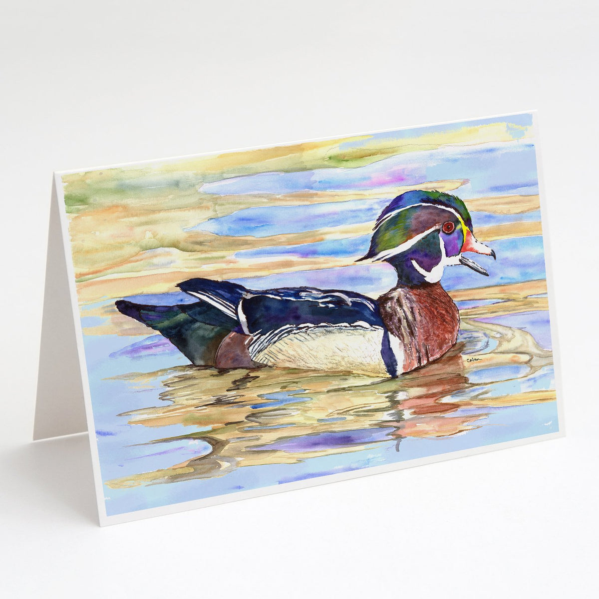 Buy this Wood Duck Greeting Cards and Envelopes Pack of 8