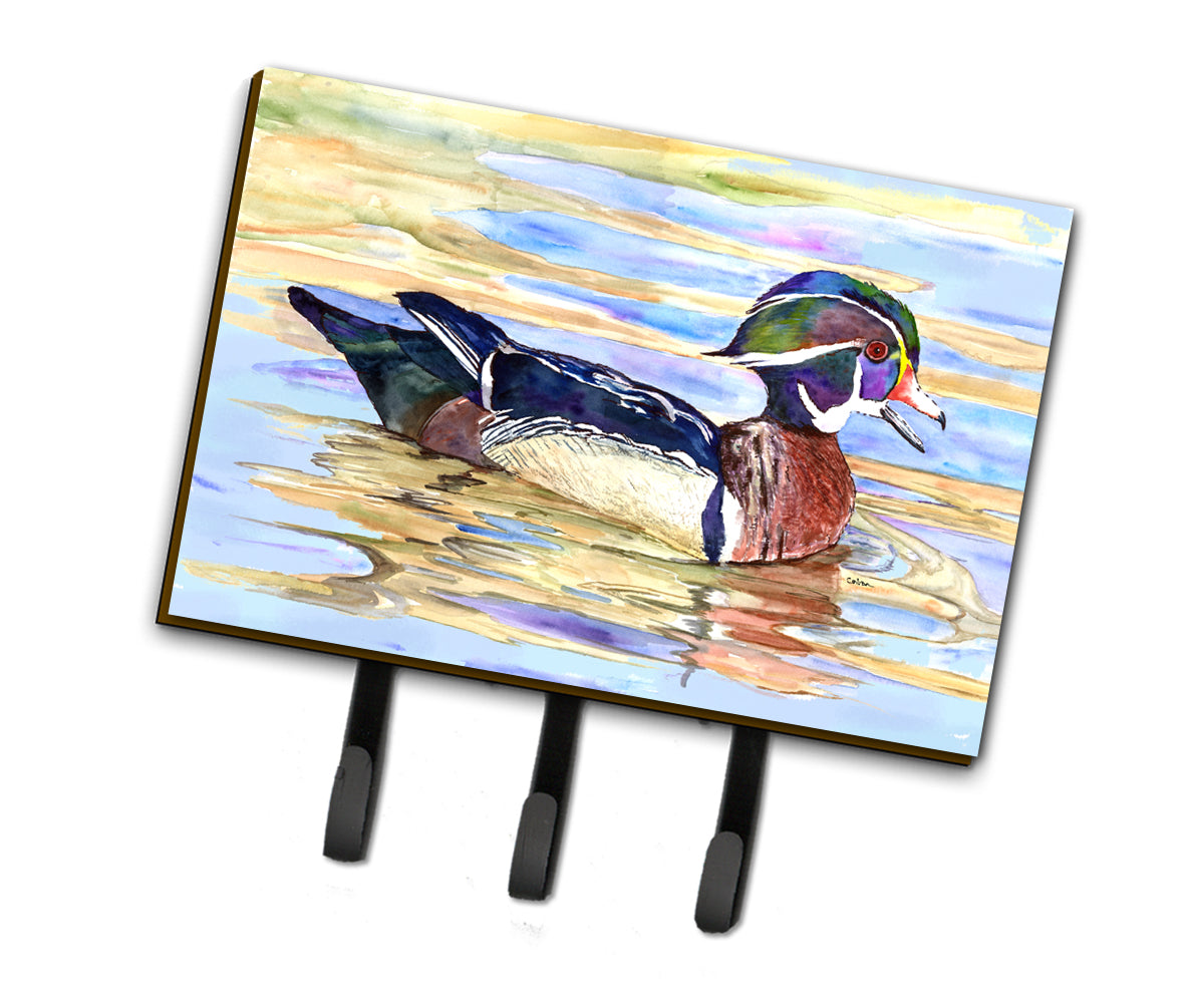 Wood Duck Leash or Key Holder  the-store.com.