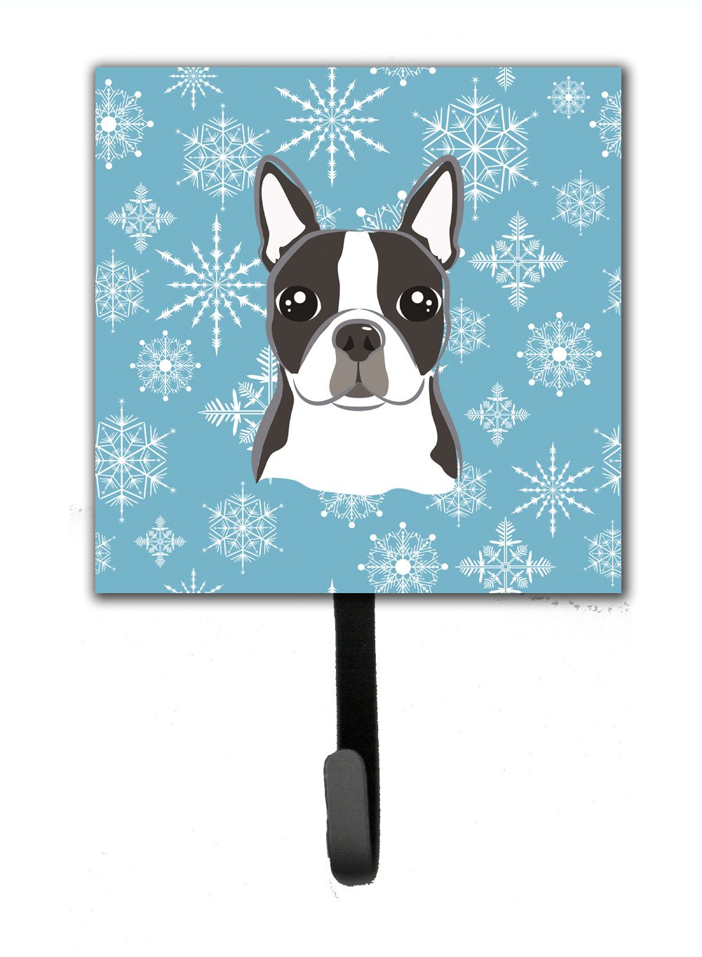 Snowflake Boston Terrier Leash or Key Holder BB1637SH4 by Caroline&#39;s Treasures