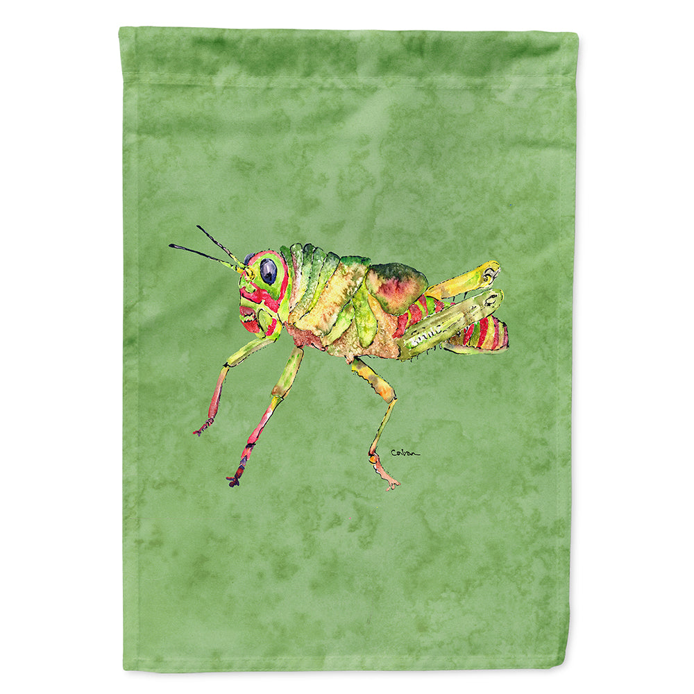 Grasshopper on Avacado Flag Canvas House Size