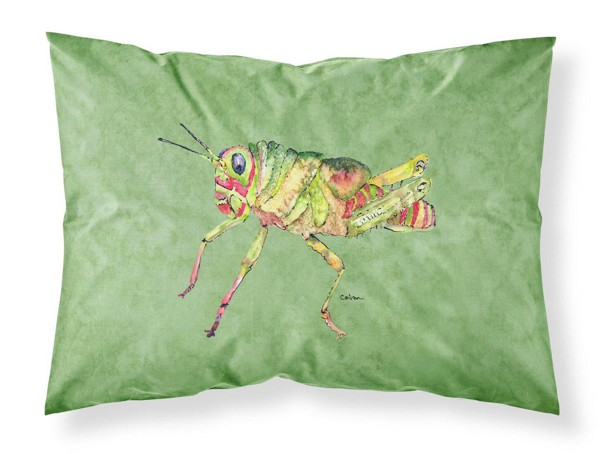 Grasshopper on Avacado Moisture wicking Fabric standard pillowcase by Caroline&#39;s Treasures