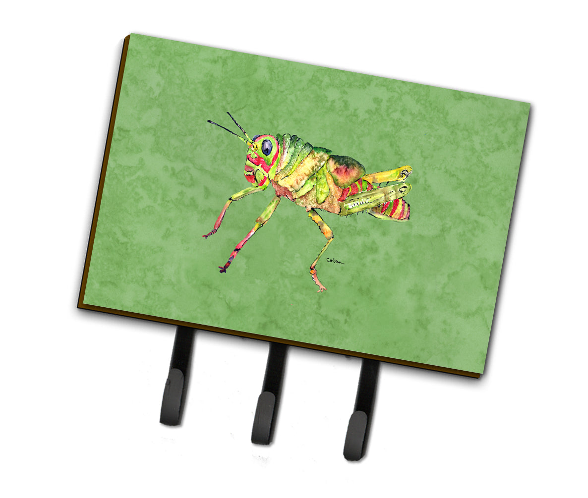 Grasshopper on Avacado Leash or Key Holder