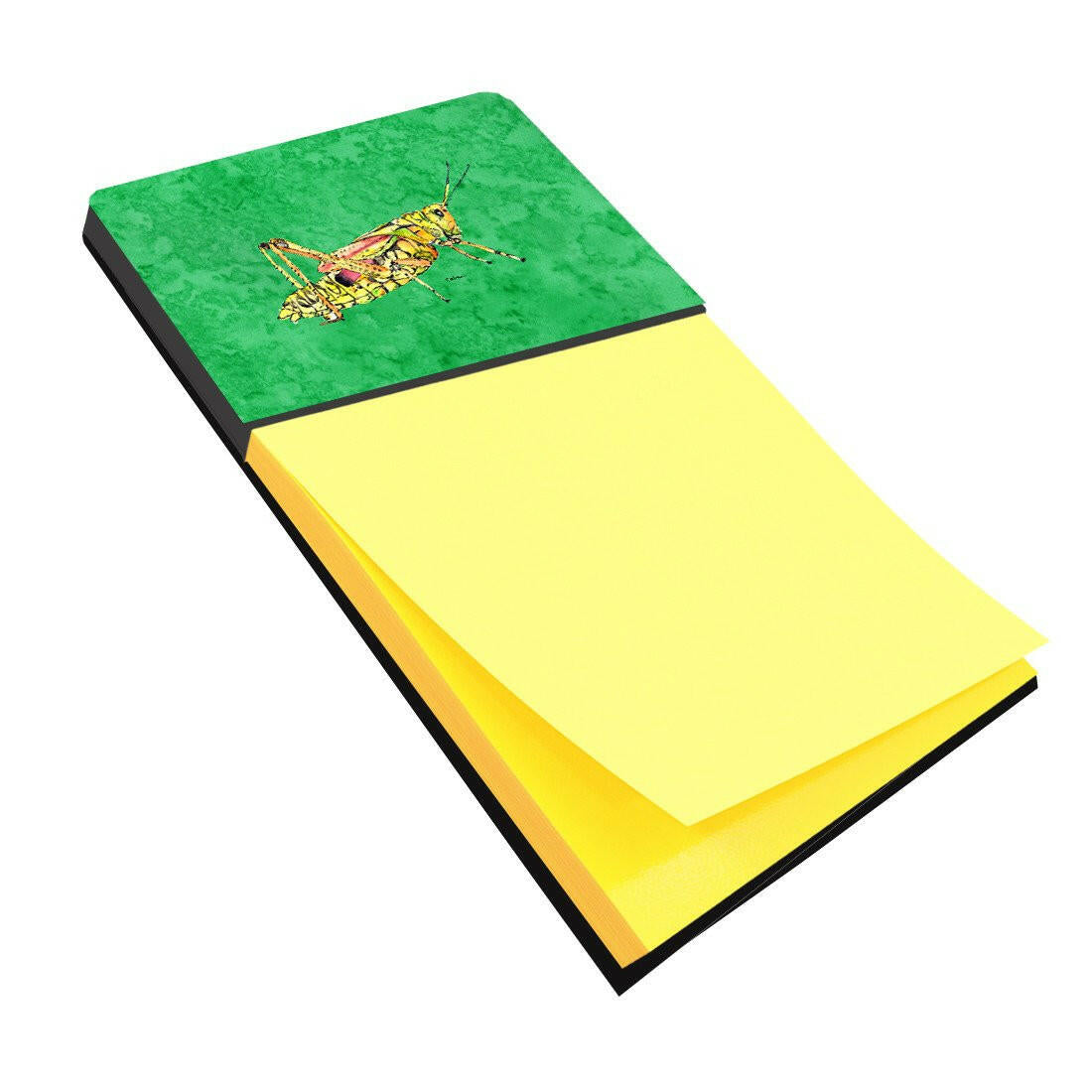 Grasshopper on Green Refiillable Sticky Note Holder or Postit Note Dispenser 8849SN by Caroline&#39;s Treasures