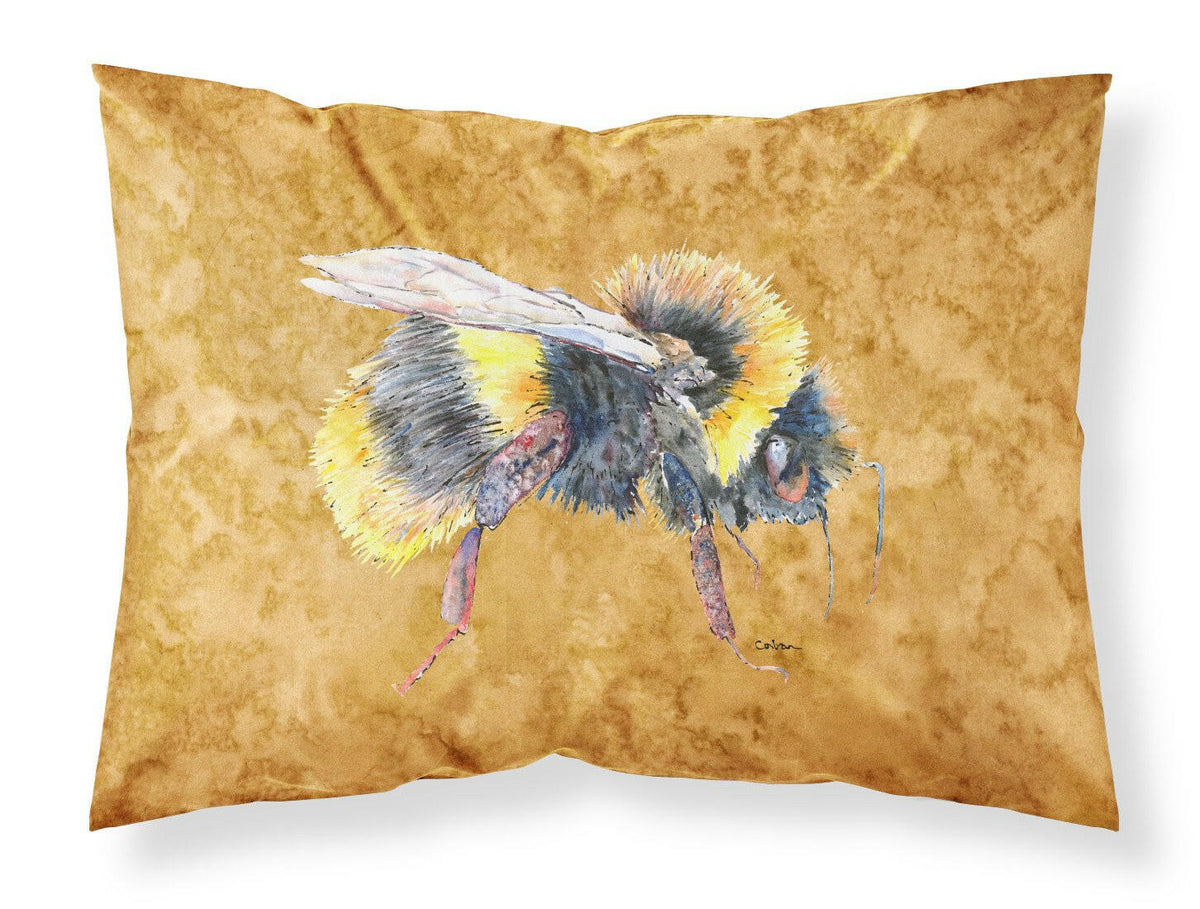 Bee on Gold Moisture wicking Fabric standard pillowcase by Caroline&#39;s Treasures