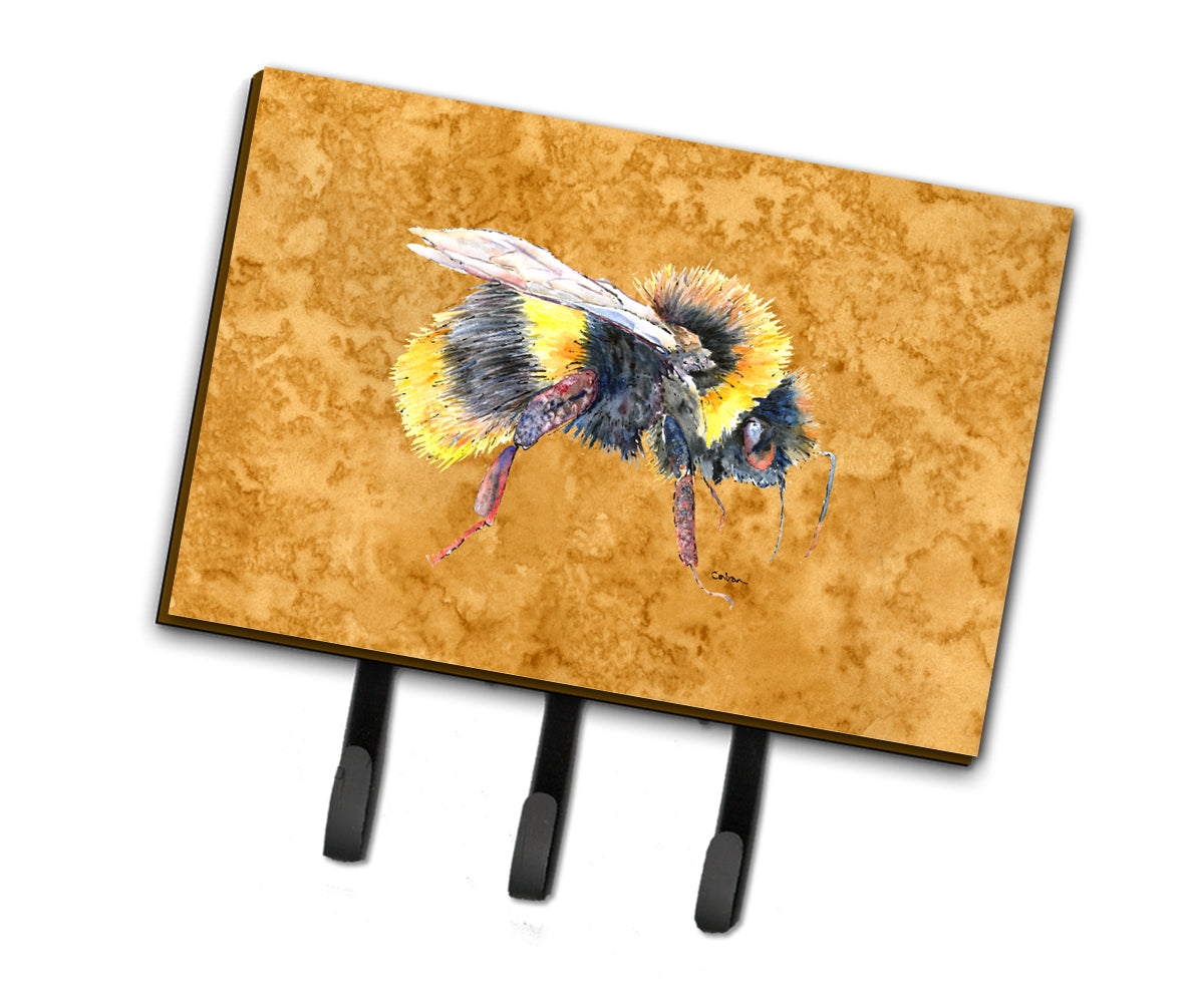 Bee on Gold Leash or Key Holder