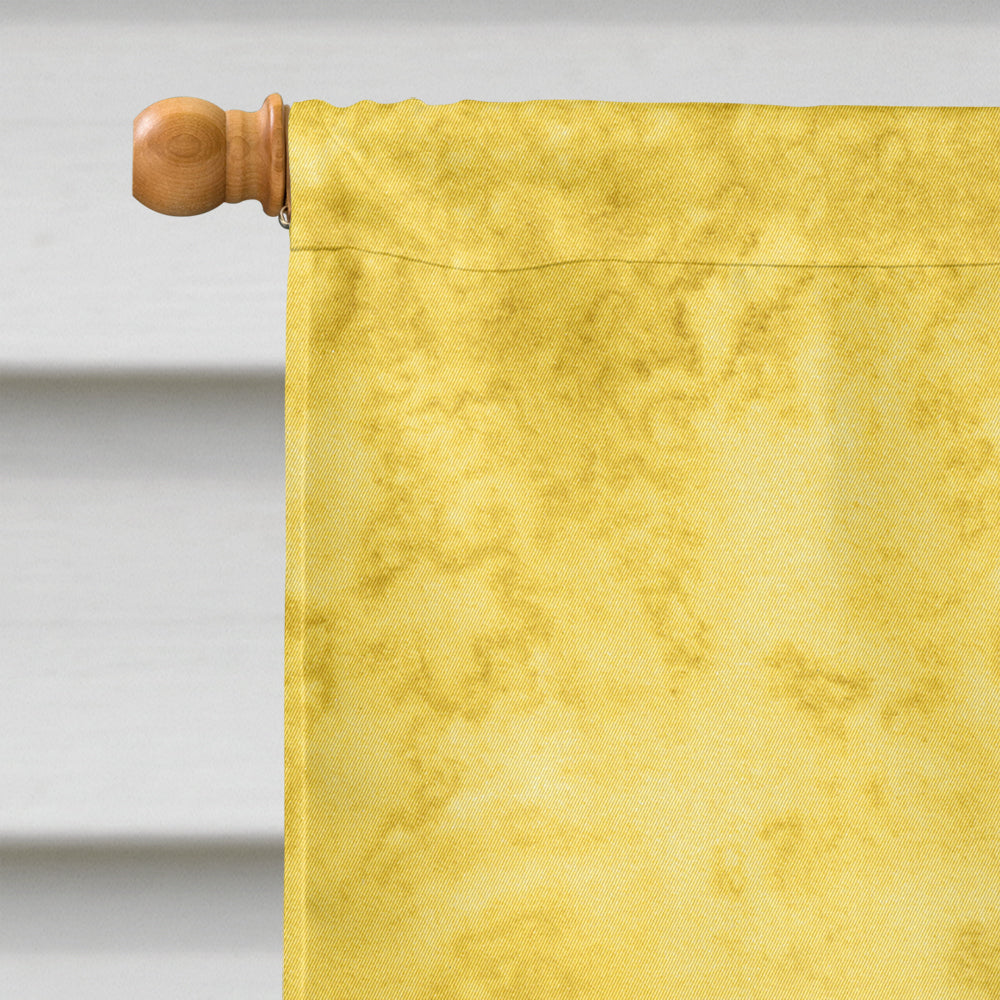 Bee on Yellow Flag Canvas House Size  the-store.com.