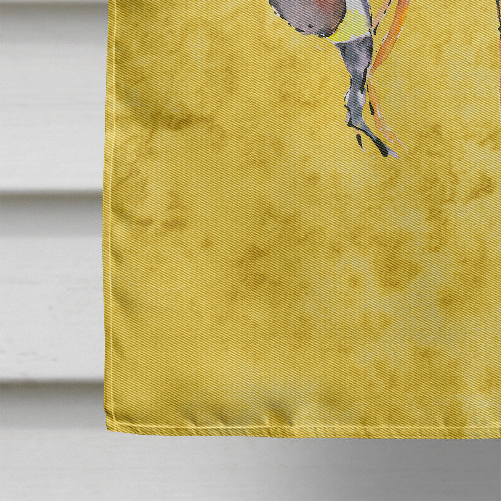 Bee on Yellow Flag Canvas House Size  the-store.com.
