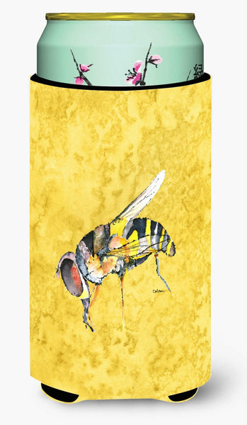 Bee on Yellow  Tall Boy Beverage Insulator Beverage Insulator Hugger by Caroline's Treasures