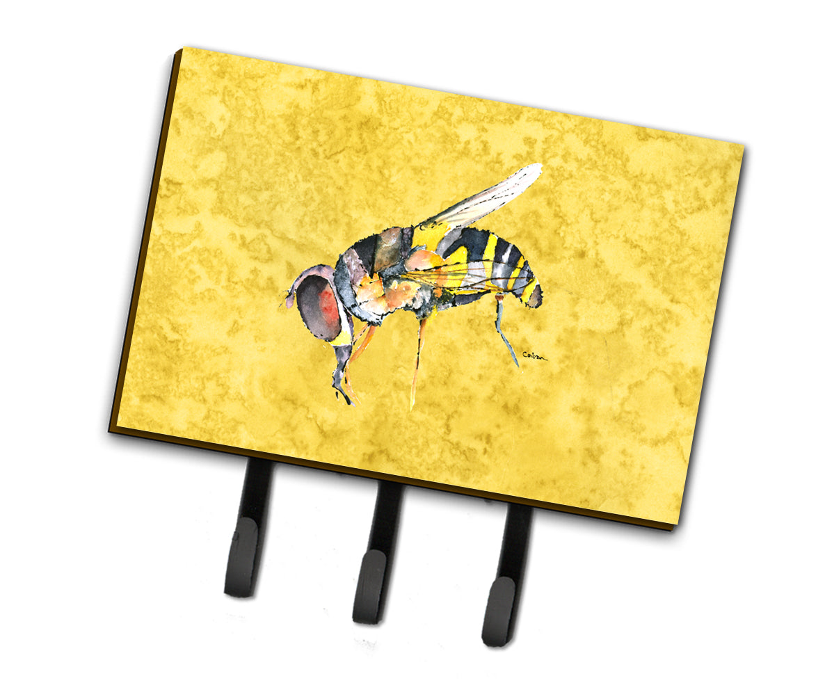 Bee on Yellow Leash or Key Holder