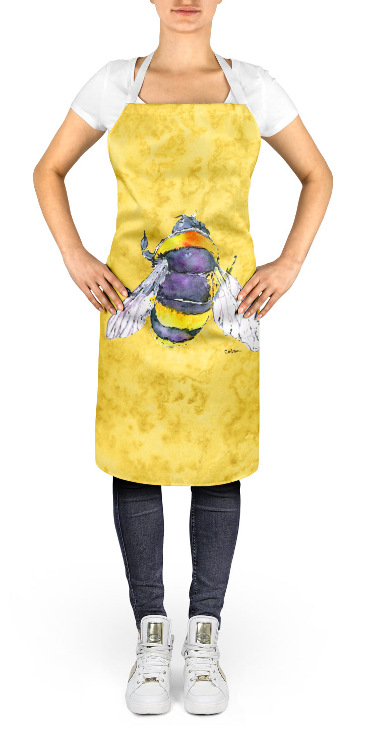 Caroline's Treasures Bee on Yellow Apron – Artist-Designed Kitchen, BBQ & Craft Apron