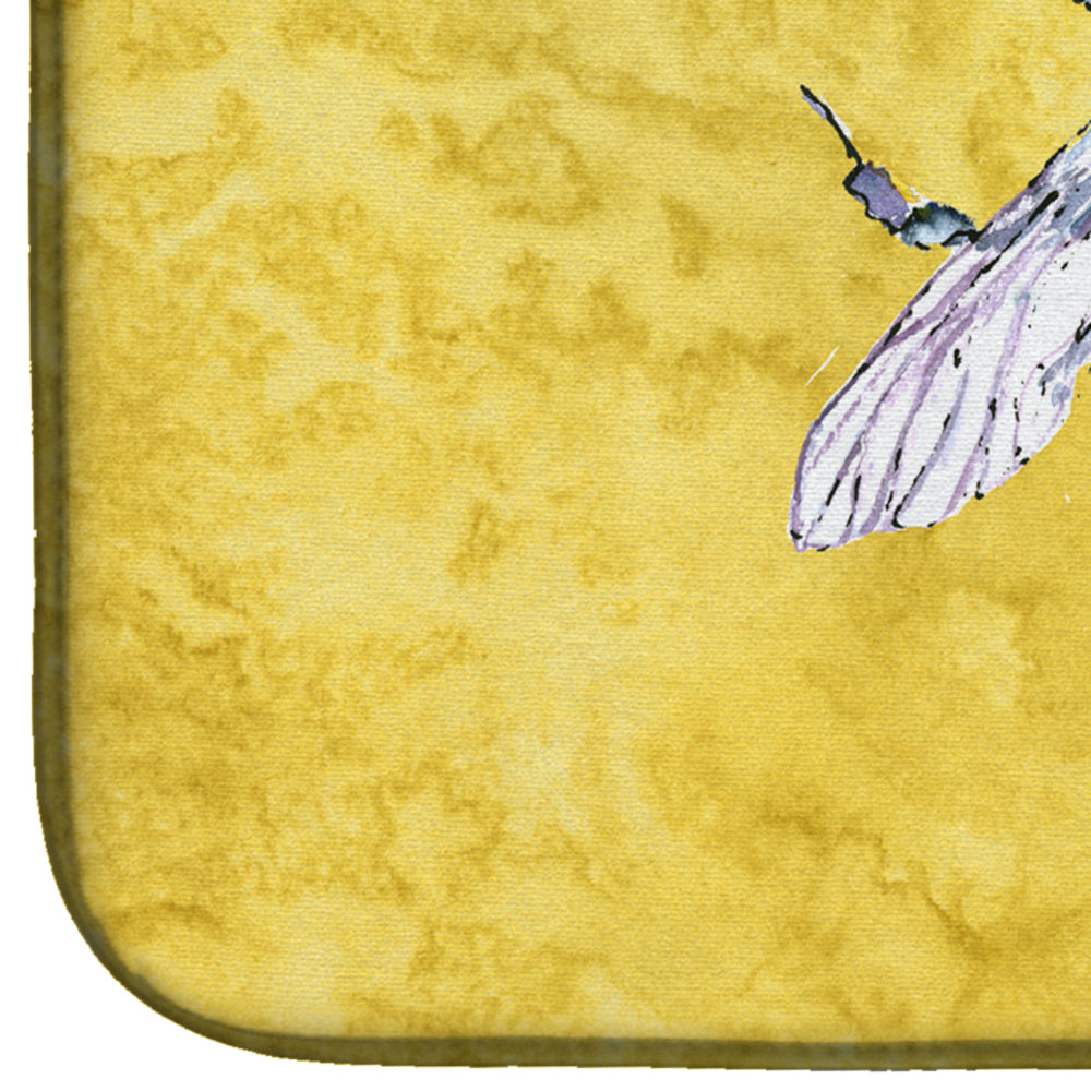 Bee on Yellow Dish Drying Mat 8852DDM  the-store.com.