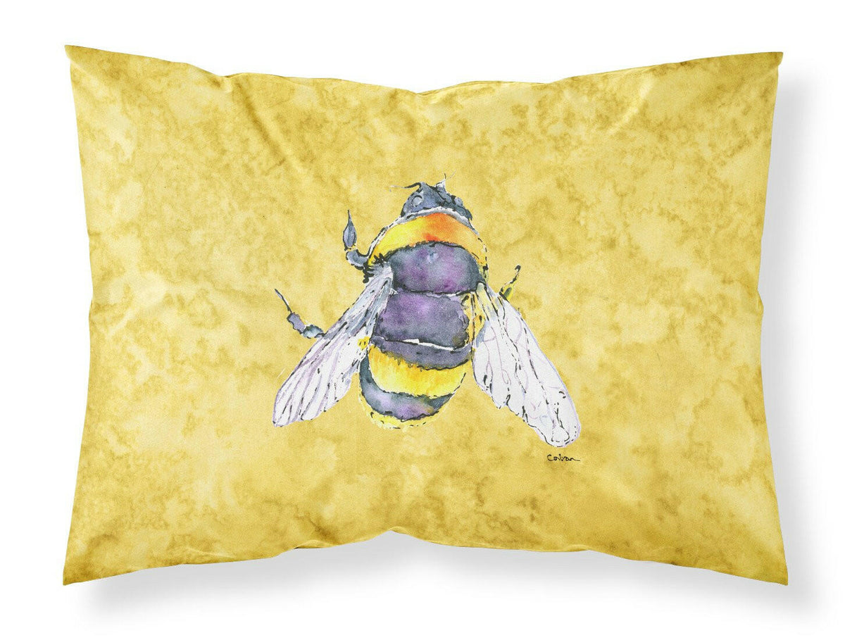 Bee on Yellow Moisture wicking Fabric standard pillowcase by Caroline&#39;s Treasures