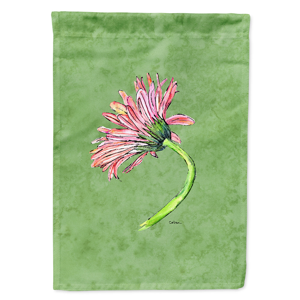 Gerber Daisy Pink Flag Canvas House Size  the-store.com.