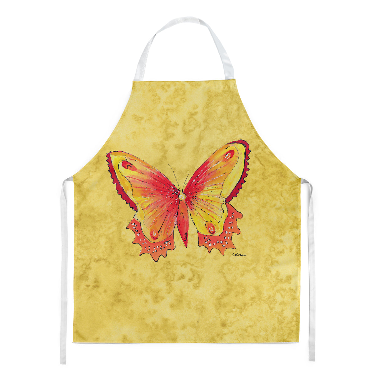 Butterfly on Yellow Apron
