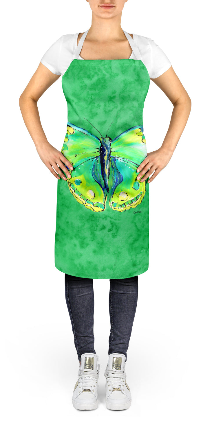 Butterfly Green on Green Apron  the-store.com.