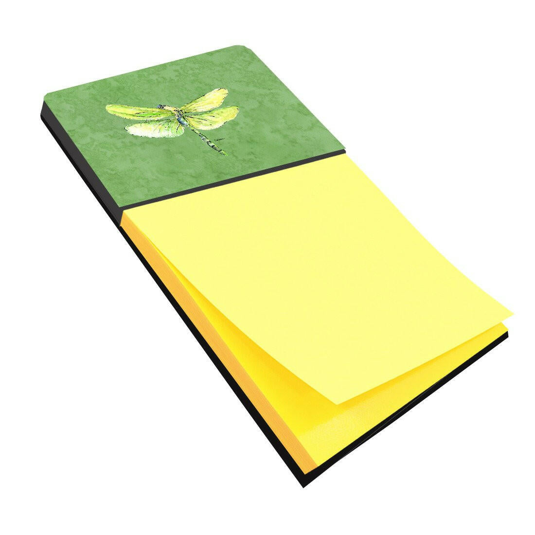 Dragonfly on Avacado Refiillable Sticky Note Holder or Postit Note Dispenser 8864SN by Caroline's Treasures