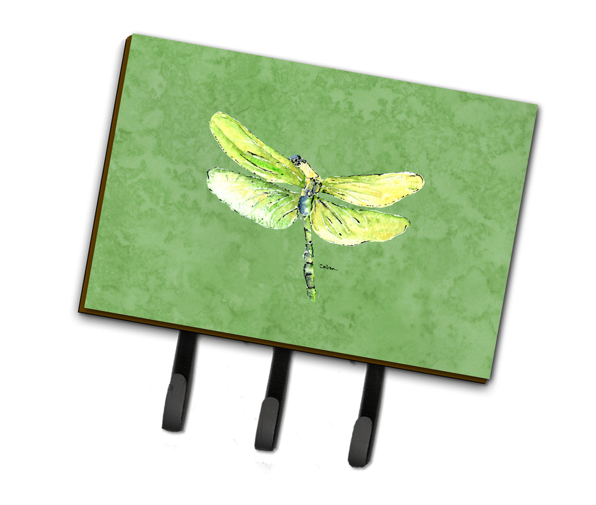 Dragonfly on Avacado Leash or Key Holder
