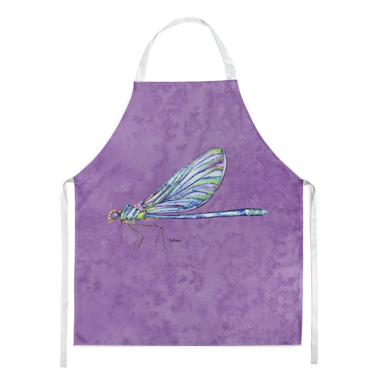 Dragonfly on Purple Apron  the-store.com.