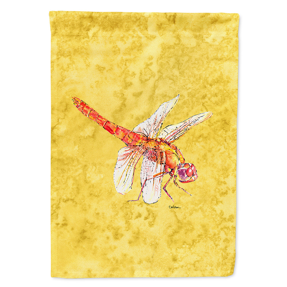Dragonfly on Yellow Flag Canvas House Size