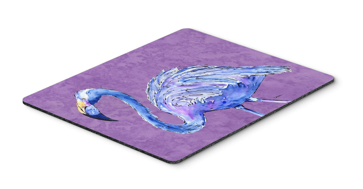 Flamingo on Purple Mouse Pad, Hot Pad or Trivet by Caroline&#39;s Treasures