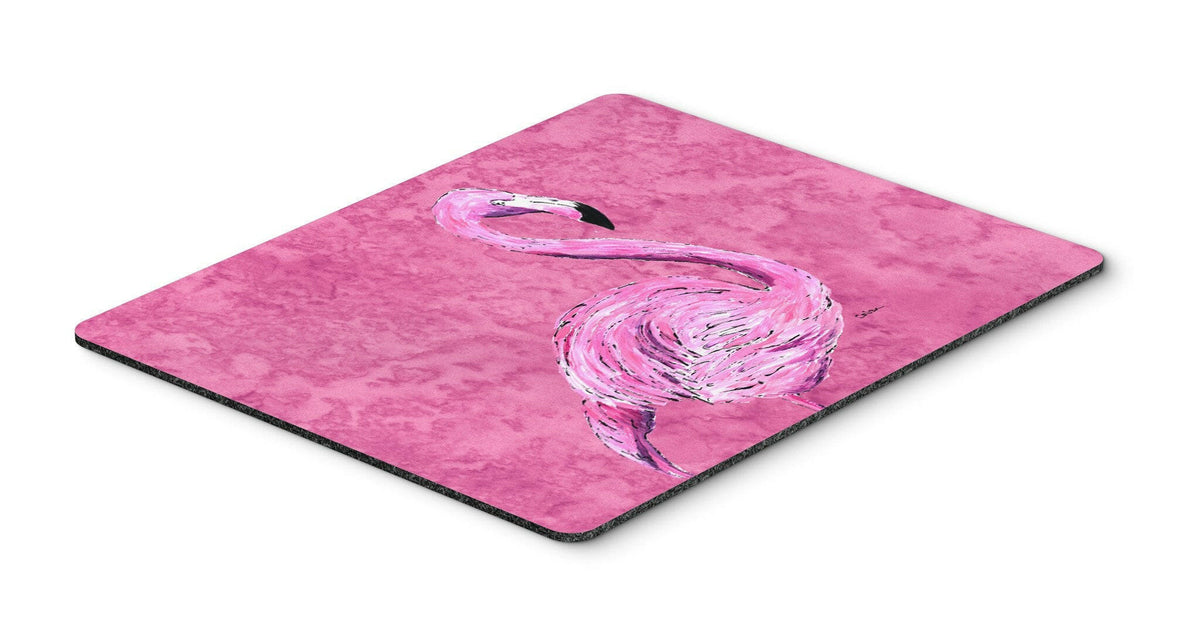 Flamingo on Pink Mouse Pad, Hot Pad or Trivet by Caroline&#39;s Treasures