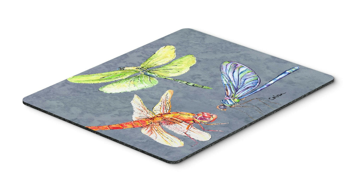 Dragonfly Times Three Mouse Pad, Hot Pad or Trivet by Caroline&#39;s Treasures