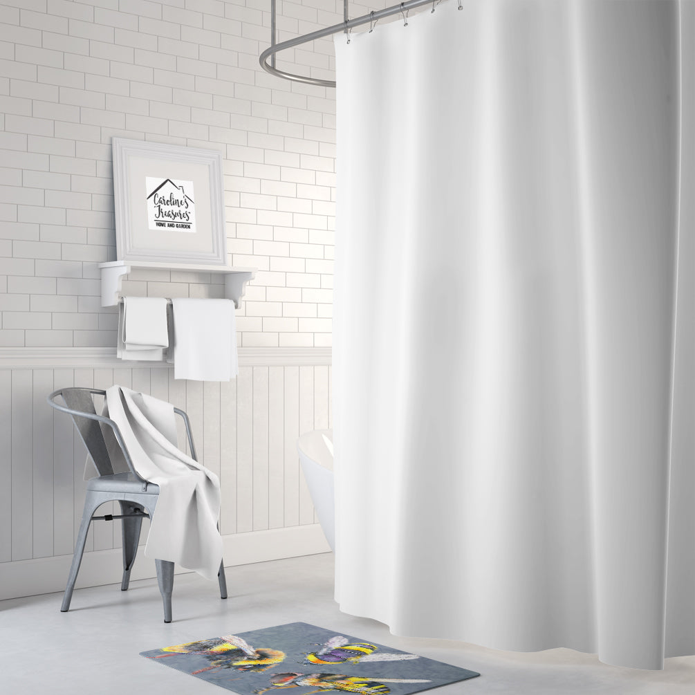 Caroline's Treasures Bee Bees Times Three Machine Washable Memory Foam Mat 8879RUG