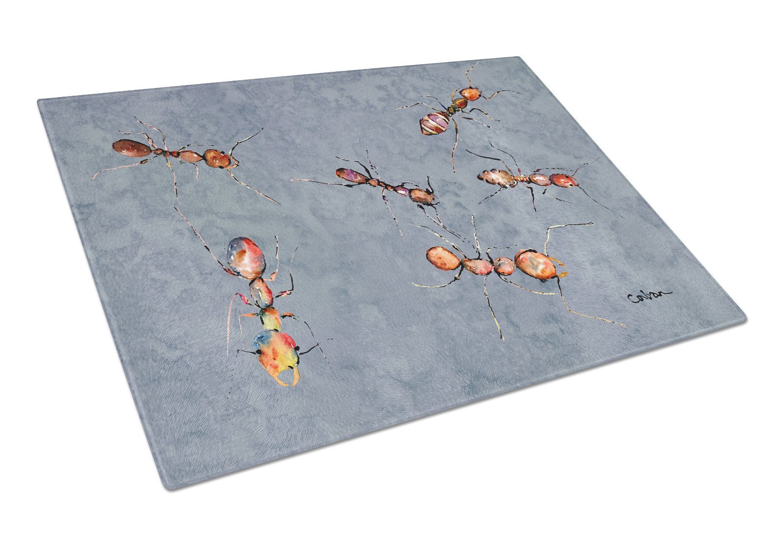 Ants  Glass Cutting Board Large by Caroline's Treasures