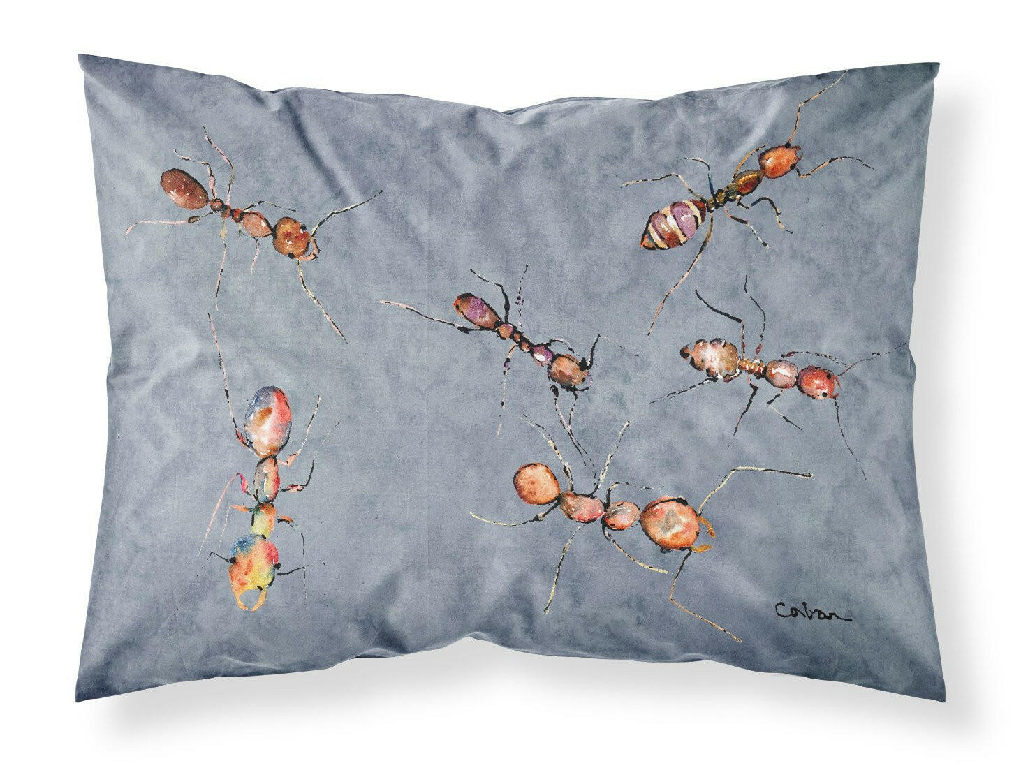 Ants  Moisture wicking Fabric standard pillowcase by Caroline's Treasures