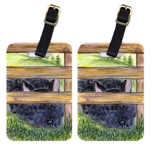 Pair of 2 Scottish Terrier Luggage Tags by Caroline&#39;s Treasures