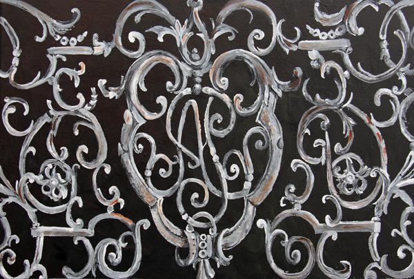 Ironwork Fence Fabric Placemat 8927PLMT by Caroline&#39;s Treasures