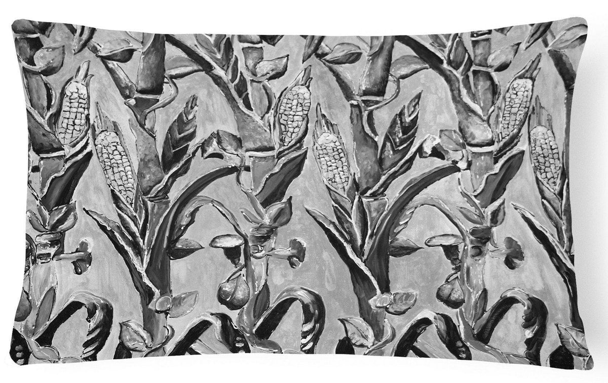 Corn Ironwork Fence Canvas Fabric Decorative Pillow 8929PW1216 by Caroline&#39;s Treasures