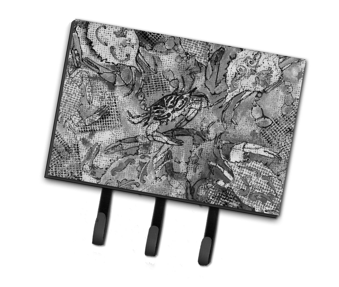 Grey Canvas Abstract Crabs Leash or Key Holder 8953TH68  the-store.com.
