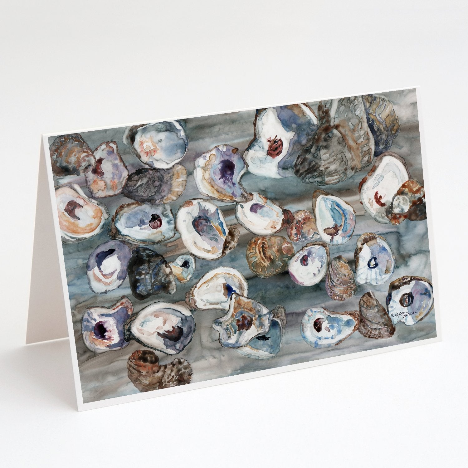 Buy this Bunch of Oysters Greeting Cards and Envelopes Pack of 8