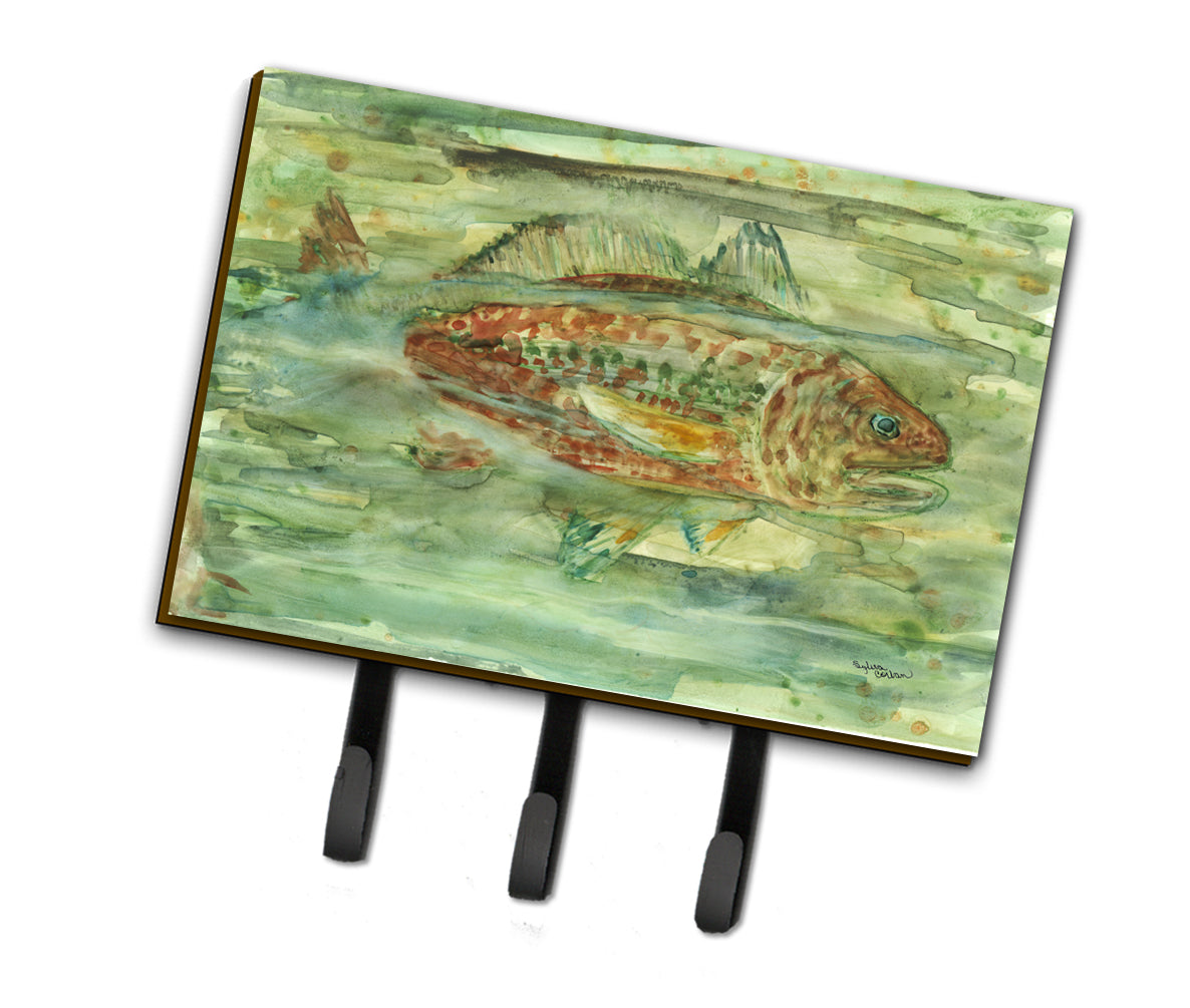 Abstract Red Fish Leash or Key Holder 8960TH68