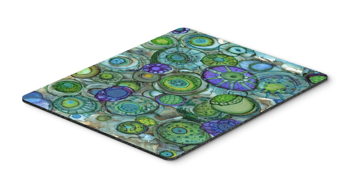 Abstract in Blues and Greens Mouse Pad, Hot Pad or Trivet 8962MP by Caroline&#39;s Treasures