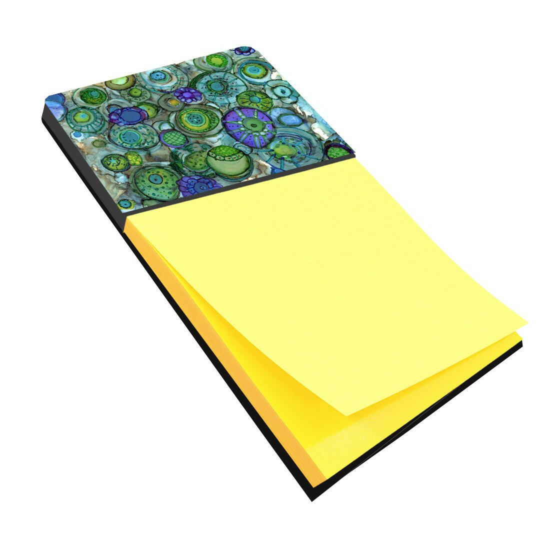 Abstract in Blues and Greens Sticky Note Holder 8962SN by Caroline&#39;s Treasures
