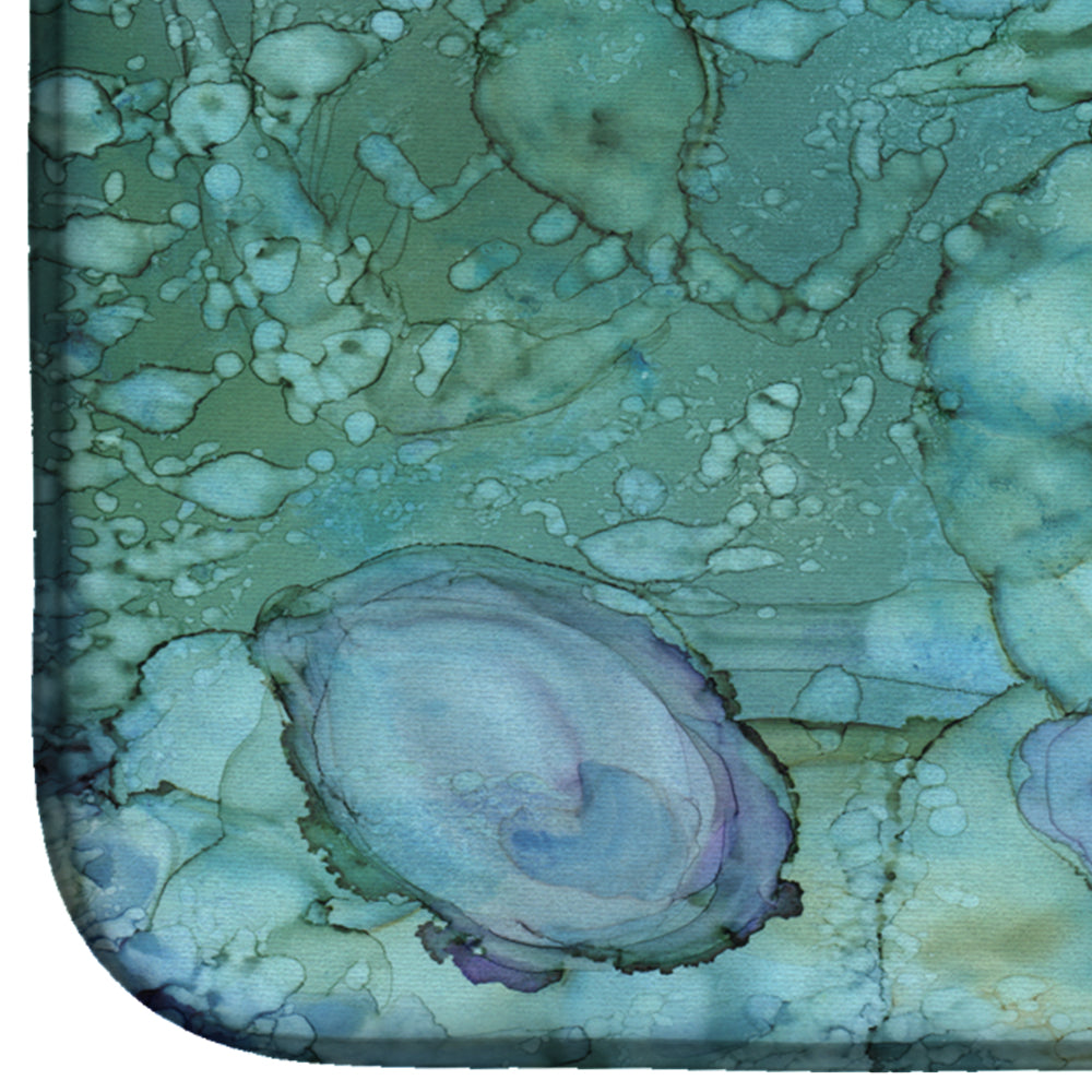 Abstract Crabs and Oysters Dish Drying Mat 8963DDM