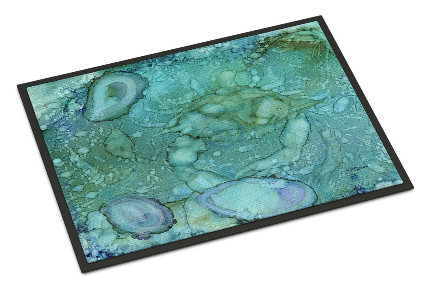 Abstract Crabs and Oysters Indoor or Outdoor Mat 24x36 8963JMAT - the-store.com