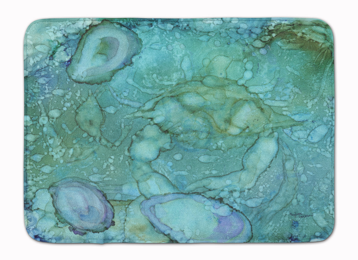 Abstract Crabs and Oysters Machine Washable Memory Foam Mat 8963RUG - the-store.com