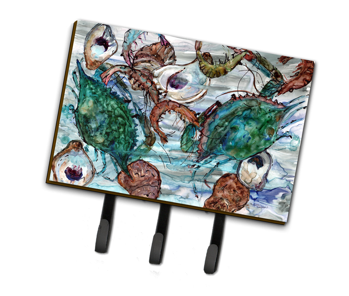 Shrimp, Crabs and Oysters in water Leash or Key Holder 8965TH68  the-store.com.